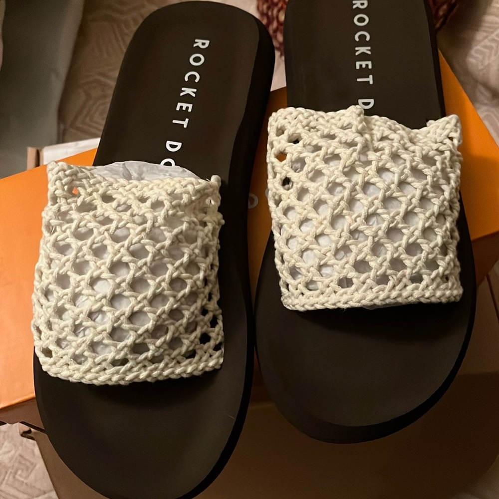 Rocket Dog Sunset Natural Slide Sandal/NIB/10M - Picture 8 of 14